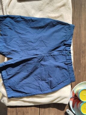 Old Navy Men's Navy Flat-Front Casual Shorts 967